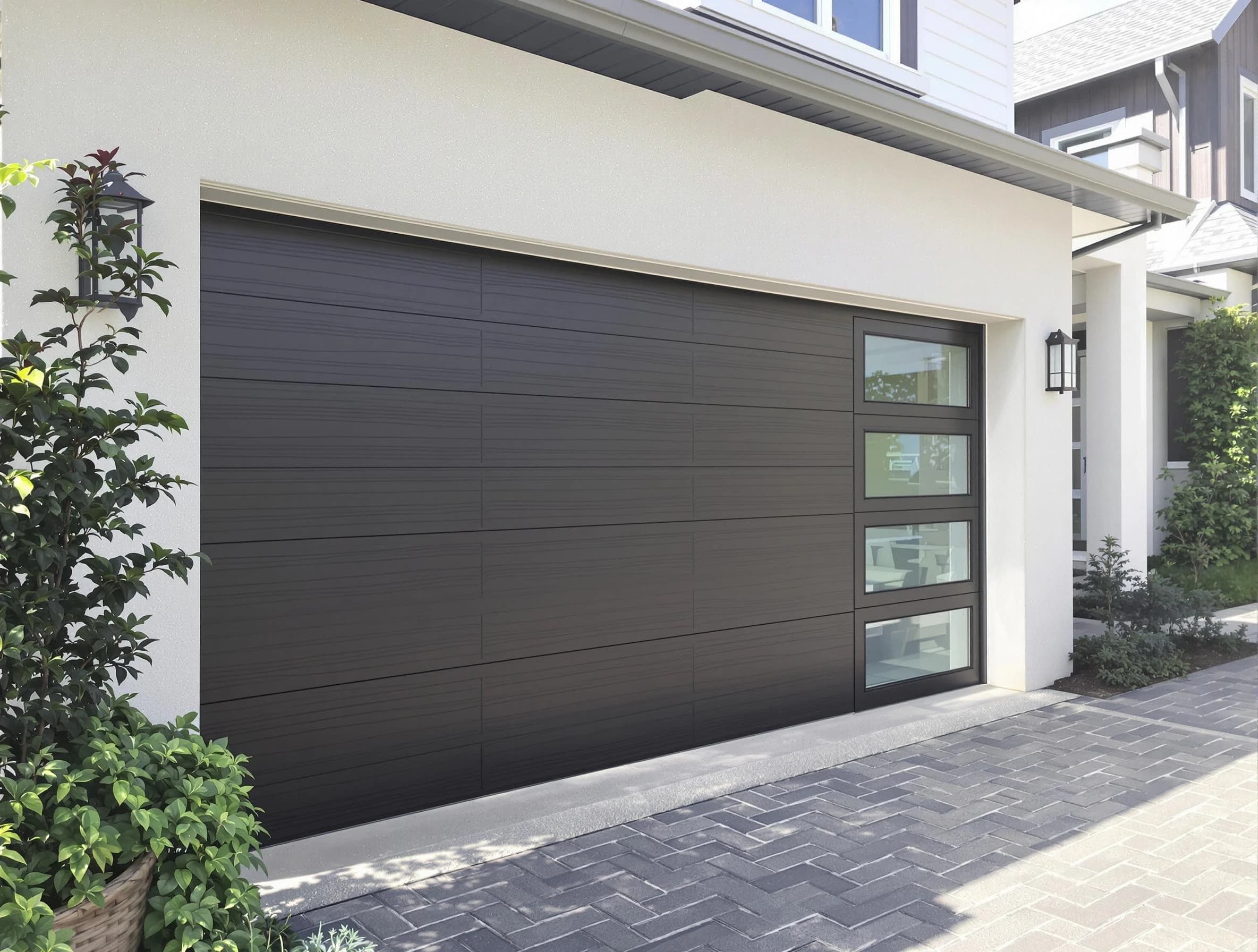Custom garage door installation by Portland Garage Door Repair in Portland