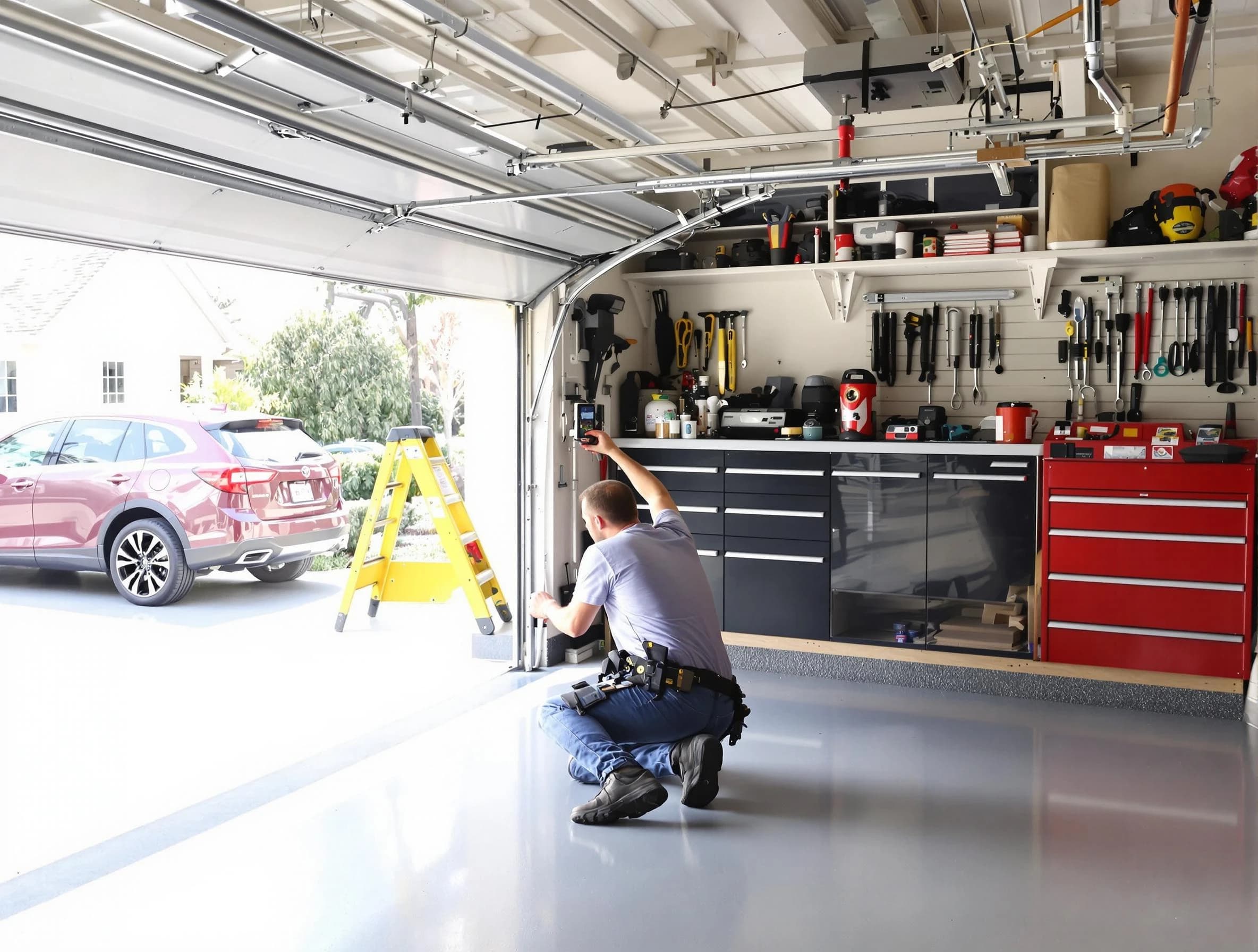 Local garage door repair service by Portland Garage Door Repair in Portland