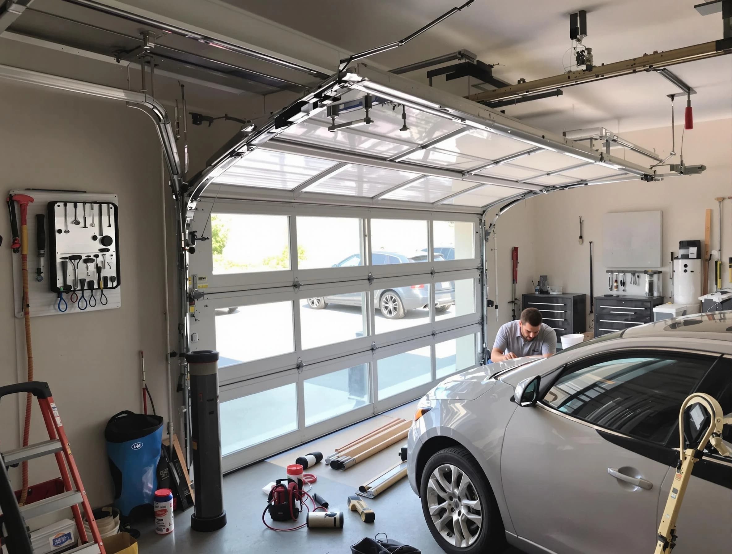Garage door noise reduction service by Portland Garage Door Repair in Portland