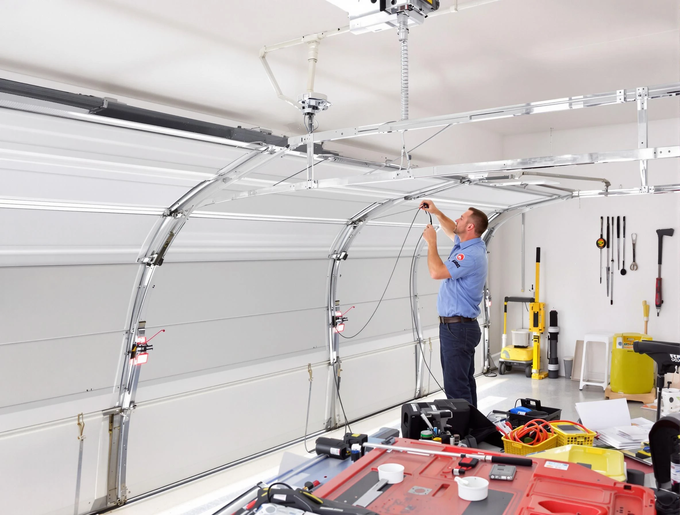 Garage door cable repair service by Portland Garage Door Repair in Portland