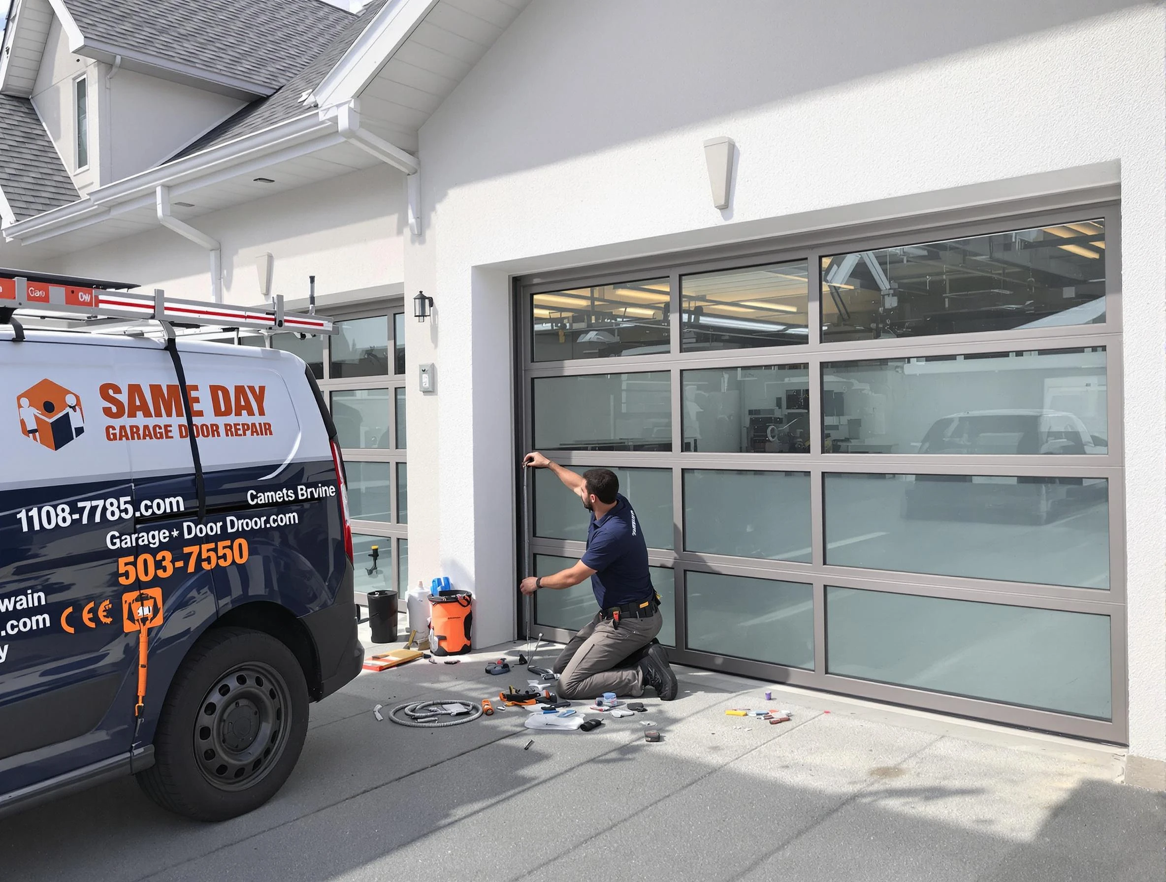 Same-day garage door repair service by Portland Garage Door Repair in Portland